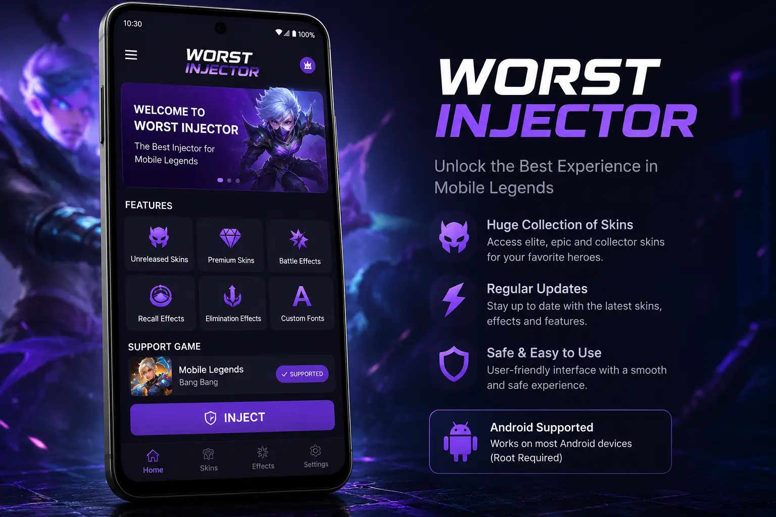 Worst Injector APK screenshot